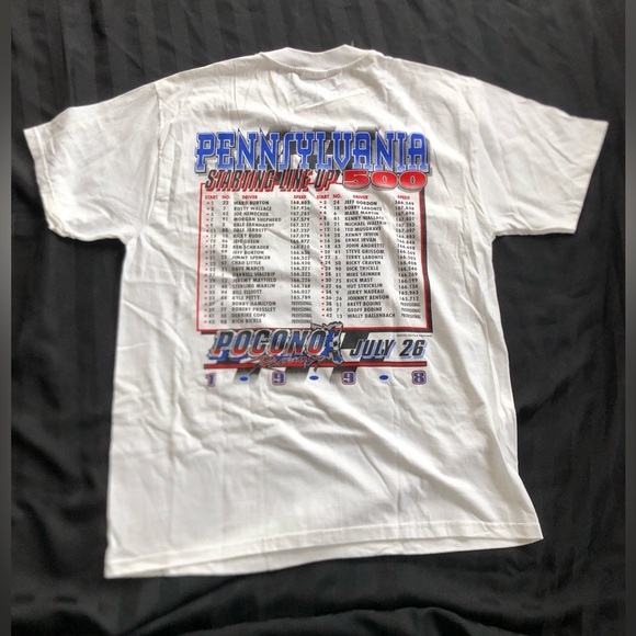 Vtg Pennsylvania 500 Graphic T-Shirt - Picture 8 of 14
